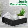 Novaliv Aufbewahrungsbox 30813-2x (2 St), Novaliv 2x Holzkiste Vintage Schwarz 30 x 25 x 8 cm Alte Ziegelform Ho Bild 3