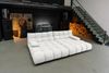 KAWOLA Big Sofa VIVIEN Feincord weiß 85 x 178 x 296 cm Bild 2