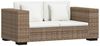vidaXL 2-Sitzer Sofa Set Echtes Rattan Bild 2