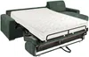 Vente-unique - CALITO Sofa SamtStoff Grün - B 223 cm152 cm x H 93 cm x L 298 cm Bild 4