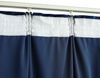 vidaXL Verdunkelungsvorhänge Haken 2 Stk. Samt Dunkelblau 140x225cm 134533 Bild 4