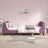 vidaXL Kinderbettgestell mit Kopfteil Lila 90 x 190 cm Samt 42010881 Bild 3