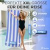 NirvanaShape Strandtuch Reise Handtuch Strandtuch XXL - Strandhandtuch, Mikrofaser Badetuch Bild 2