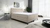 AX LIVING Boxspringbett 140x200 Beige Palmeria mit Stauraum und Topper Bild 3