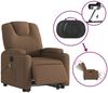 vidaXL Elektrischer Massagesessel mit Aufstehhilfe Braun Stoff 3204408 Bild 5