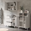 Badmöbel-Set Leano Weiß 80 cm, Set 2 Vicco Bild 5