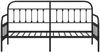 vidaXL Tagesbettrahmen Schwarz 75 x 190 cm Pulverbeschichteter Stahl 42002628 Bild 5