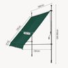 Klemmmarkise Stem 400x120x220-309 cm Dunkelgrün [pro. tec] Bild 2