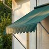 Klemmmarkise Stem 400x120x220-309 cm Dunkelgrün [pro. tec] Bild 4