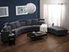 Sofa Polsterbezug grau rund ROTUNDE Bild 3