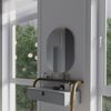 BADEDU PINA Badspiegel 50 cm breit, Grau Bild 2