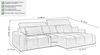 Massivart® Ecksofa Bouclé Bezug / 288 cm / elektrische Sitztiefenverstellung / BROOK, Kopfteilverstellung · Nosagunterfederung · frei im Raum stellbar Bild 4