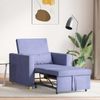 vidaXL Ausziehbare Schlafcouch Einzel Jeans blau 90 x 165 x 87 cm 42002695 Bild 3