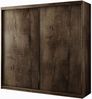 Kleiderschrank Toplo 25/200, mit RGB LED Beleuchtung, Farbe: Esche Dunkel Bild 2