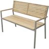 Gartenbank >Denver< (BxHxT: 125x86x55 cm) in braun - 125x86x55 (BxHxT) Bild 2
