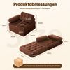 LITBIRD Schlafsofa faltbar, 4-in-1 Multifunktionssofa, Sitzsack-Sofa, Relaxsessel, 1 Teile, Spielsofa & Gästebett für kleine Räume Bild 2
