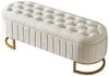 MODFU Polsterbank Bettbank Sitzbank (Stauraum-Schlafkoffer und Fußbank, gepolsterte Fußbank mit Stauraum, Sofabank Bank,120 x 40 cm) Bild 4
