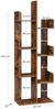 Vasagle Bücherregal im Baumform, Standregal mit 8 Fächern, Aufbewahrungsregal, 50 x 25 x 140 cm, mit abgerundeten Ecken, Vintagebraun von Songmics LBC66BXV1 Bild 5