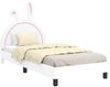 vidaXL Kinderbettgestell mit Kopfteil Weiß 80 x 200 cm PU 42011195 Bild 2