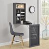 Wandtisch Grau Schreibtisch Tisch Regal Wand Klapptisch aus-klappbar Bild 5