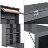 Wandtisch Grau Schreibtisch Tisch Regal Wand Klapptisch aus-klappbar Bild 4