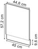 Frontblende R-Line Schwarz Beton 45 cm ohne Arbeitsplatte Vicco Bild 3