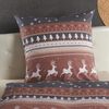 Traumschlaf Basic Biber Bettwäsche Winterland beige|160x210 cm + 65x100 cm Bild 2