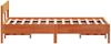 vidaXL Massivholzbett ohne Matratze Wachsbraun 120x190 cm Kiefernholz 842777 Bild 5
