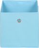 IDIMEX Aufbewahrungsbox ELA (Set), Aufbewahrungsboxen im 2er Set, Regalboxen mit Griff 27x27cm hellblau Bild 2