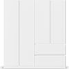 rauch Kleiderschrank, Drehtürenschrank COSTA, 4-türig, push-to-open, Alpinweiß, 181 x 197 x 54 cm Bild 2