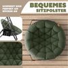 KESSER® Hängesessel mit Gestell BALI Hängeschaukel Hängestuhl bis 150kg für Indoor und Outdoor + Kissen & Seitentasche Hängekorb Stahlgestell & Schaumstoff Sitzpolster ideal für Wohnzimmer & Garten Grün Bild 3
