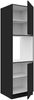 Küchen Hochschrank 60 cm SIENA Schwarz Küchenzeile Küchenblock Küche Einbauküche Bild 2