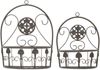 Moritz 2er Set Metall Wandkörbe Pflanzkörbe braun Blumentopfhalter Wandmontage Landhausstil Pflanzkorb Indoor Outdoor Bild 5