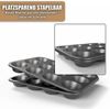BigDean 2er Set Muffin Backform antihaftbeschichtet Muffinform Muffinblech aus Carbonstahl Bild 5