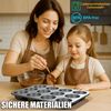 BigDean 2er Set Muffin Backform antihaftbeschichtet Muffinform Muffinblech aus Carbonstahl Bild 4