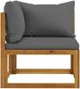 vidaXL 7-tlg. Garten-Lounge-Set mit Auflagen Massivholz Akazie 3057621 Bild 5