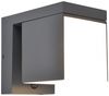 HYBRID LED Außenwandleuchte PRIMA, Solar & Strom 230V, Anthrazit 16x10cm Bild 2