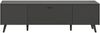 Lowboard >Linea< 2 Türen, 1 Klappe, in grau - 185x55x40cm (BxHxT) Bild 3