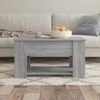 vidaXL Couchtisch Grau Sonoma 79 x 49 x 41 cm Holzwerkstoff [819276] Bild 3