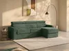Vente-unique - VIZIR Sofa SamtStoff Grün - B 223 cm94 cm x H 110 cm95 cm x L 302 cm Bild 2