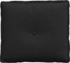 vidaXL Rückenkissen Schwarz 50 x 19 x 45 cm Stoff 42014617 Bild 5