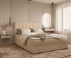 MOEBLO Boxspringbett Bett 01 (Bonell, Topper, Doppelbett gepolstertes Kopfteil mit Bettkasten Boxspringbett, aus Samt, Polsterbett Kontinentalbett, dekorativem Kopfteil), Boxspring, - (BxHxT):143/163/183x113x214 cm Bild 5