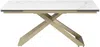 Vente-unique - XERENA Esstisch GlasKeramik Weiß - B 90 cm x H 76 cm x L 220 cm260 cm180 cm Bild 4