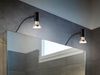 Badezimmerlampe GIADA in Schwarz für Spiegelschrank mit schwenkbarem Spot Bild 5