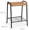 Beistelltisch Holzoptik & Metall Bild 4