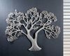 GILDE Wanddekoobjekt Wandrelief Baum, silber (1 St), Wanddeko, aus Metall, dekorativ im Esszimmer & Wohnzimmer Bild 5