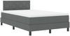 vidaXL Boxspringbett mit Kopfteil Dunkelgrau 120 x 200 cm Stoff 3342276 Bild 2