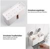 Creliv Badorganizer Moderner Zahnbürstenhalter ohne Bohren, WC-Deckelheber GRATIS Bild 4