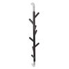 PROREGAL® Wandgarderobe Elegante drehbare Wandgarderobe mit 8 Haken, Schwarz, Haken verchromt Bild 2