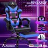 Gamingstuhl mit Massagefunktion, Fußstütze, 150° Neigung - Cyan Eryx Bild 3